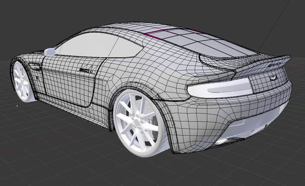 3d model highpoly aston martin v12 - Aston Martin V12 Vantage High-Poly by Oscar Johansson
